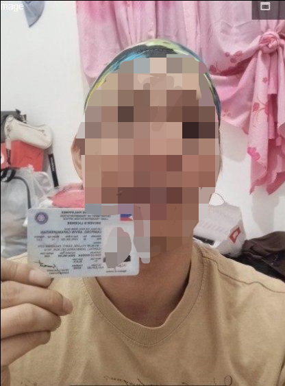 手持身份证自拍 KYC 示例