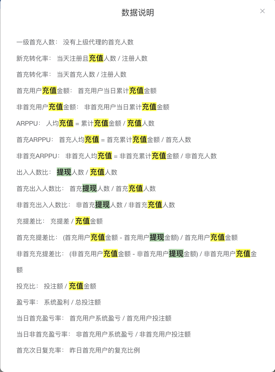 小时播报-数据说明卡片