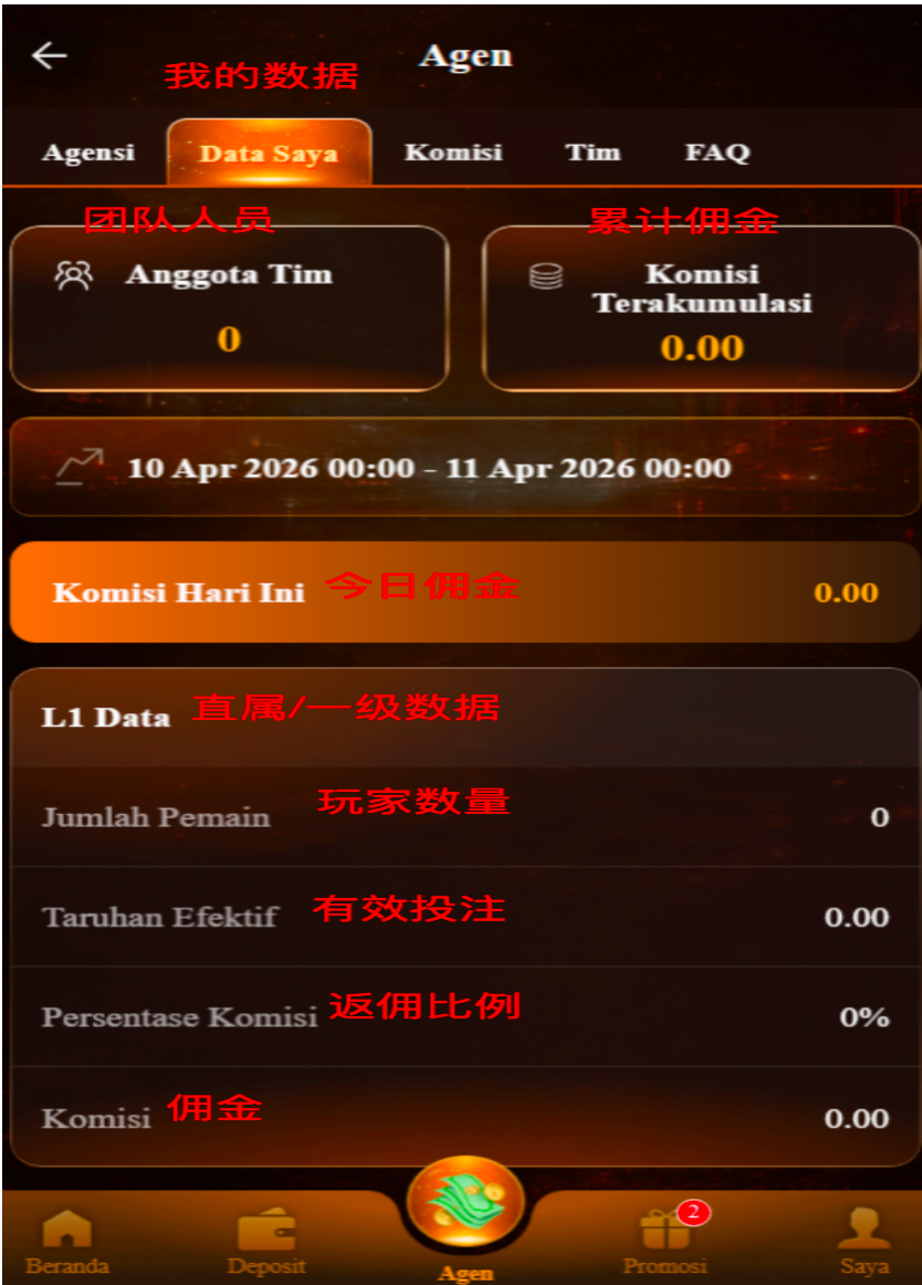 我的数据页面